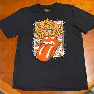 Rolling Stones graphic tee shirt black Medium